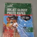 Uinkit 30lb Thin Flyer Paper Glossy 8.5x11 Inkjet Single Side DIY Chip Bag 115gsm Photos Picture for Inkjet Printer with Dye Ink Letter size A4 Brochure (8.5x11x210)