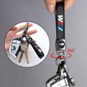 Leather Car Keychain Keyring for Car