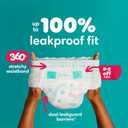 Pampers Diapers - Cruisers 360° - Size 8, 74 Count, up to 100% Leakproof Fit, Designed for Active Babies, Pull On Diaper