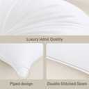 Sylvaris Hypoallergenic Viscose from Bamboo Soft Pillow with Down Alternative Filling, King Pillow, Moisture-Wicking, Breathable, Luxury Hotel Quality, Ideal for All Sleeper, Oeko-Tex Certified