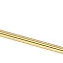 Gatco 5051 Designer II Towel Bar, 18 Inch, Brushed Brass | Wall Mounted Towel Holder for Bathroom