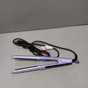 Annlary Hair Straightener 1 Inch Flat Iron and Curler 2 in 1 Titanium Ceramic Ionic Dual Voltage Straightener with Heat-Resistant Silicone, for Less Frizz, Shinier & Smoother