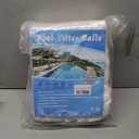 4 lbs Pool Filter Balls for Sand Filter, Reusable Filter Media | Lightweight Sand Replacement with Laundry Bag for Swimming Pool Sand Filter Pumps