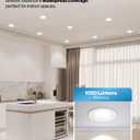 Sunco 24 Pack Retrofit LED Recessed Lighting 6 Inch, Downlight Can Lights for Ceiling, 1050 LM, 2700K/3000K/3500K/4000K/5000K, Dimmable, Baffle Trim, 13W=75W, 50000 Lifetime Hours, Damp Rated UL (White)