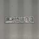 Plastic Shower Curtain Rings,Pack of 12 White Bathroom Shower Hooks Loop Clips Bath Drape Replacement C-Rings Pole and Rail Window Rod (White)