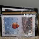 JCJMY 13x20 Picture Frame with 11x17 Mat Set of 3, Display Photo 11x17 with Mat or 13 x 20 Without Mat, Wall Hanging Large 13 by 20 Poster Frame with Plexiglass, 3 Pack, Black