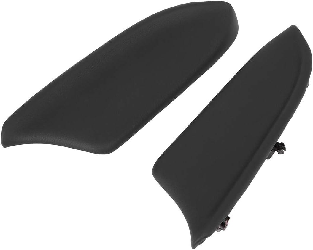X AUTOHAUX 1 Pair Car Front Door Panels Armrest Lid Pad Handle Cover Black for Honda Accord 2008-2012