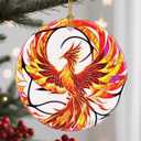 2 x Christmas Ornaments, Phoenix Ornament, Christmas Tree Ornaments, Xmas Decorations, Holiday Decorations, Phoenix Gifts, Holiday Party Gifts, and Xmas Gift Ideas