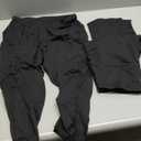 Blisset Women's High Waisted Capri Buttery Soft Tummy Control No See Through Workout Athletic Running Yoga Cycling (Large-X-Large, 101-3 Pack Black)