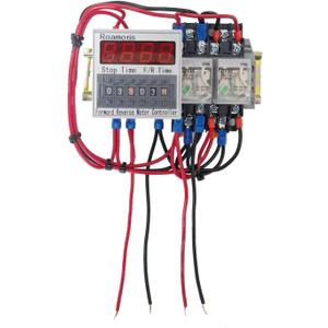 Automatic Forward Reverse Motor Controller,0.1S-99H Timer Cycle Relay for DC12V Motor/Linear Actuator,Forward and Reverse Switch Module,FC01