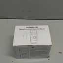 Anti Theft Ring Doorbell Mount: Metal Ring Apartment Door Mount Blink Doorbell Camera Holder No Drill - Renter Friendly Ring Doorbell Mount No Damage (Frosted Bistre)