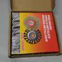 6 Inch Stainless Steel Wire Wheel Brush for Bench Grinder with 1/2-Inch and 5/8-Inch Arbor, 0.012" Coarse Crimped Stainless Steel Wire,for Rust Removal (1)