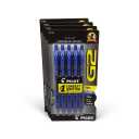 PILOT G2 Premium Refillable and Retractable Rolling Ball Gel Pens, Fine Point, Blue Ink, (Pack of 6, 30 Count Total)