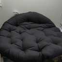 Sorra Home Papasan Cushion, 1 Count (Pack of 1), Black