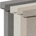 Persilux Blackout Roller Shades for Window Blinds,Cordless,Linen Fabric,Thermal Insulated Fabric UV Protection Shades for Home,Office,Bedroom,Door,Blackout-Light Brown,36" W X 72" H