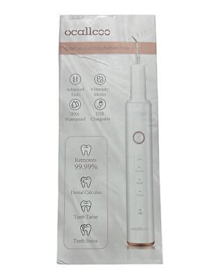 Ocallcoo Dental Calculus Plaque Remover Chargeable 4 Modes Waterproof LED 