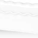 HAOTOP Porcelain Nonstick Baking Bread Loaf Pan, 8.5 x 5 Inch, White
