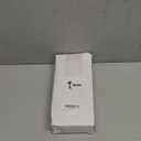 Therwen 16 Sets Round U Bolts Zinc Plated Steel Round Bend U Clamp with Nut Plate Washer (M8 x 44 mm X 129 mm)