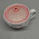 Lightweight Large Soup Mug with Lid Microwave Safe Bone China Soup Bowls with Handles, 21 fl oz Big Coffee Cup For Tea, Cereal, Soups, Large Handle for Comfort, Floral Design Gift for Women