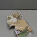 1/2 Birthday Boy Half Birthday Decorations - White Green Half Way to One Banner Cake Topper Tassel Wood Bead High Chair Banner Hat for Boys 6 Months Birthday Decorations Party Supplies