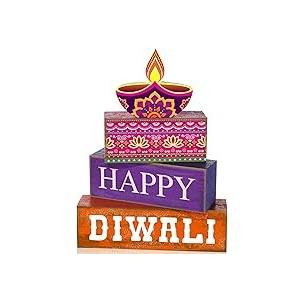 4 Pcs Thanksgiving Decoration for Home Wooden Maple Leaf Fall Tiered Tray Decor Thanksgiving Centerpiece Rustic Decorative Maple Leaf Block Signs Gift