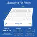 Nordic Pure 20x20x5 (Actual Size: 19 5/8 x 19 7/8 x 4 3/8) Honeywell/Lennox Replacement MERV 8 Air Filters 2 Pack