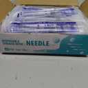 1mL/cc Disposable Luer Lock Syringe 27G 1/2 inch for Lab Use, Individually Wrapped, Pack of 50