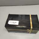 Whiskey Glasses Set of 2, Rotatable Tumbler Crystal Glass Cups, Drinking Glasses with 2Pcs Creative Walnut Coasters and Gift Box - for Scotch,Bourbon,Cocktails