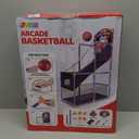 JOYIN Arcade Basketball Game Set with 4 Balls and Hoop for Kids 3 to 12 Years Old Indoor Outdoor Sport Play - Easy Set Up - Air Pump Included - Ideal for Competition