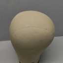 GEX 20"-24" Cork Canvas Block Mannequin Head Wig Display Styling Head With Mount Hole (Light Brown, 21.5")