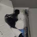 Electric Spin Scrubber, Cordless Shower Scrubber with 8 Scrub Brush, 2 Speed with Adjustable Extension Handle, Battery Level Display, Power Scrubber for Bathroom Bathtub Tile Floor (Black)