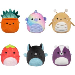 Squishmallows Original Micromallows Plush 6-Pack (Greer, Emerald, Sloan, Oz, Scarlet, Aldous) (Squad 3)