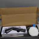 Leebein Electric Spin Scrubber, Cordless Cleaning Brush for Bathroom Shower Tub, IPX7 Waterproof Power Scrubber with 7 Brush Heads, Extendable Long Handle and 2 Speeds Scrubber for Bathtub Floor (Black)