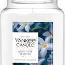 Yankee Candle Midnight Jasmine Scented Candle, 22oz Large Jar with up to 150 Hour Burn Time, Giftable