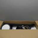 ocioc 52 inch Ceiling Fans with Lights, Large Air Volume Ceiling Fans with Reversible Quiet DC Motor and RemoteBlack