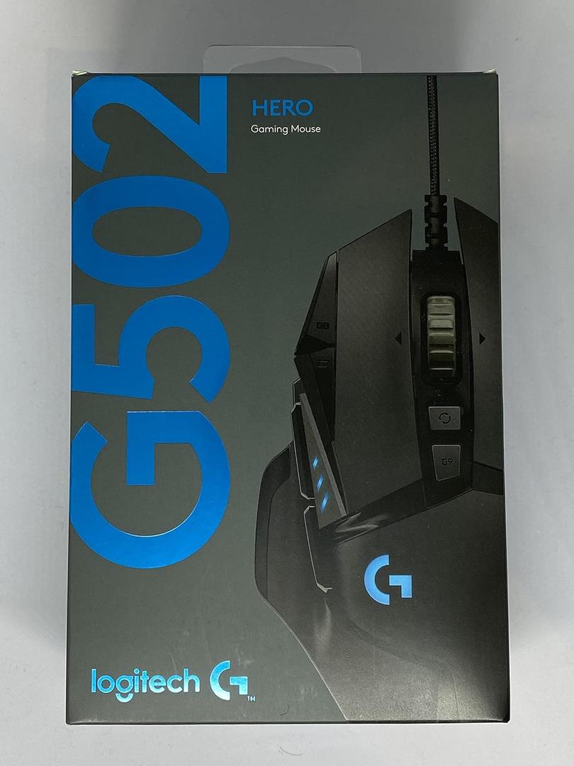QGT G502 Hero Wired Gaming Mouse with 11 Buttons, Length: 8.3 ft (2.1m)