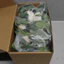 MISSPIN 2pcs Artificial Flowers Garland Spring Eucalyptus Garland Vintage Fake Flower Peony Rose Vine Greenery Decorative Wall Hanging Plant for Wedding Arch Door Arrangement Party Decor (Light Pink,2pcs)