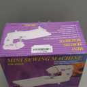 Mini Sewing Machine for Beginners-Maquina de Coser, Easy Automatic Sewing Machine with Extension Table, Household Electric Portable Sewing Tool with Sewing Kit, Small, for All Age, Kids or Adults