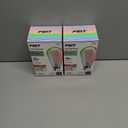 Feit Electric Smart ST21 Light Bulb, 60W Eq, Dimmable, Spiral Filament Edison Style. WiFi Enabled, Works with Alexa/Google Home, Millions of Colors, 15,000-Hr. Lifetime, ST2160RGBWFILAG/RP/3, 2 Pack