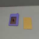 FEITH&FELLY Slim Minimalist Front Pocket Wallet RFID Blocking Credit Card Holder for Men & Women, Vegan RFID Card Holder (Saffiano Purple)