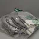 OIAHOMY 4 Pack Storage Baskets for Organizing, Basket for Shelves with Handle, Woven Baskets for Storage Toys, Towels, Books, Cotton Rope Basket 13" L x 9 " W x 7.8 " H, Grey & White