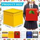 Tenceur 6 Pcs School Themed B Back to School Balloon Boxes, Classroom Decor