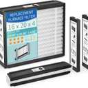 2-Pack 16x20x4 Replacement Air Filter for Honeywell FC100A1003, Lennox X0592 MERV 13 Allergy & Dust Defense, Pleated HVAC AC Furnace Filters(Actual Size: 15.94 x 19.75 x 4.38 Inches)