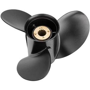 Upgrade OEM 13 Spline Tooth Aluminum Outboard Boat Propeller for Mercury Motos 30/35/40/45/50/55/60/70HP, Rh (10 1/2x13)