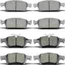 D1564 D1645 8pcs Front Rear Ceramic Brake Pads Kits fit For 2013-2016 For Ford Escape,2014-2018 For Ford Transit Connect