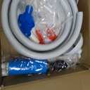 Bazen Upgraded 8.2ft & 5ft Balloon Arch Kit with Base, White, PVC Material, Round Shape, Perfect for Wedding, Baby Shower, Birthday Parties