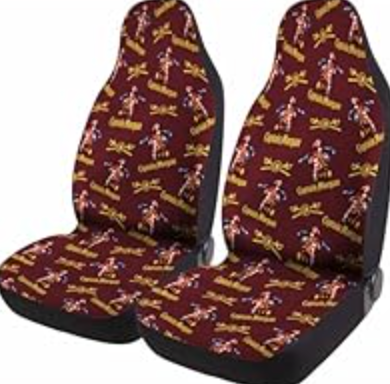 GENANY Drinking Car Seat Covers Set of 2, Breathable Front Seat Covers for Truck Sedan SUV, Pirate Car Accessories, Wine Themed Gift for Women Men