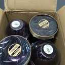 12 oz Purple/Gold Rim Hammered Bowls - Disposable Plastic Catering and Party Bowls - Case of 1200