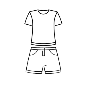 ANRABESS Women's Set T-shirt & shorts, Beige, Size M