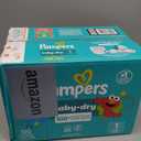 Pampers Diapers - Baby Dry - Size 1, 120 Count, Absorbent Disposable Infant Diaper (Packaging May Vary)